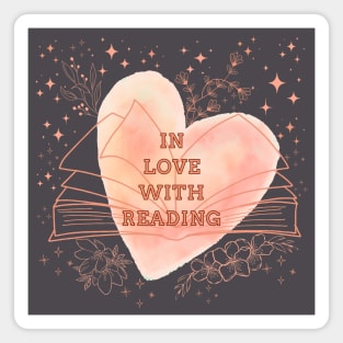 IN LOVE WITH READING - Reading Lover Gift Magnet